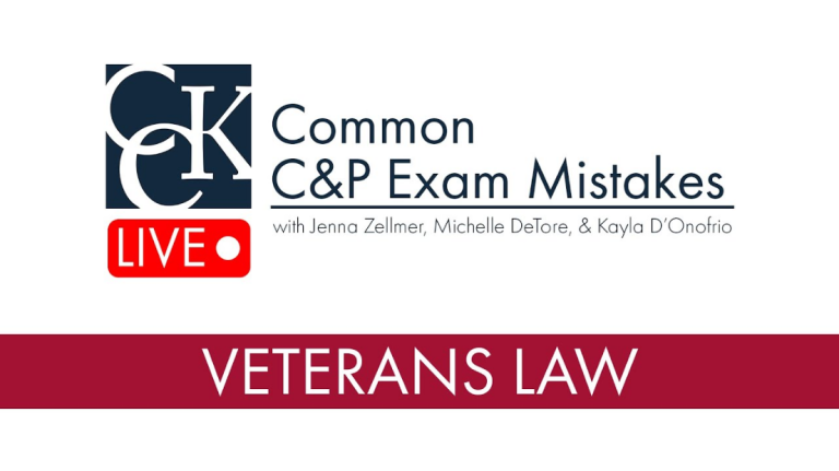 How Much Weight Does A C&P Exam Have?