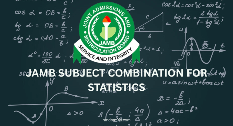 JAMB Subject Combination for Statistics