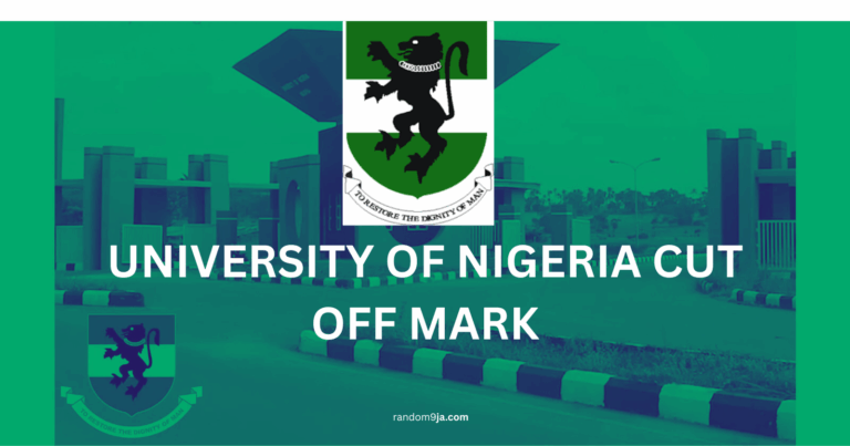 University of Nigeria Cut Off Mark