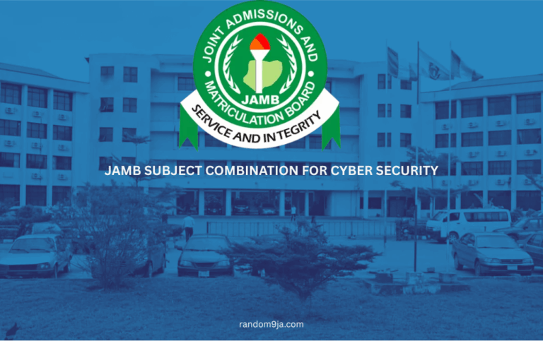 JAMB Subject Combination for Cyber Security